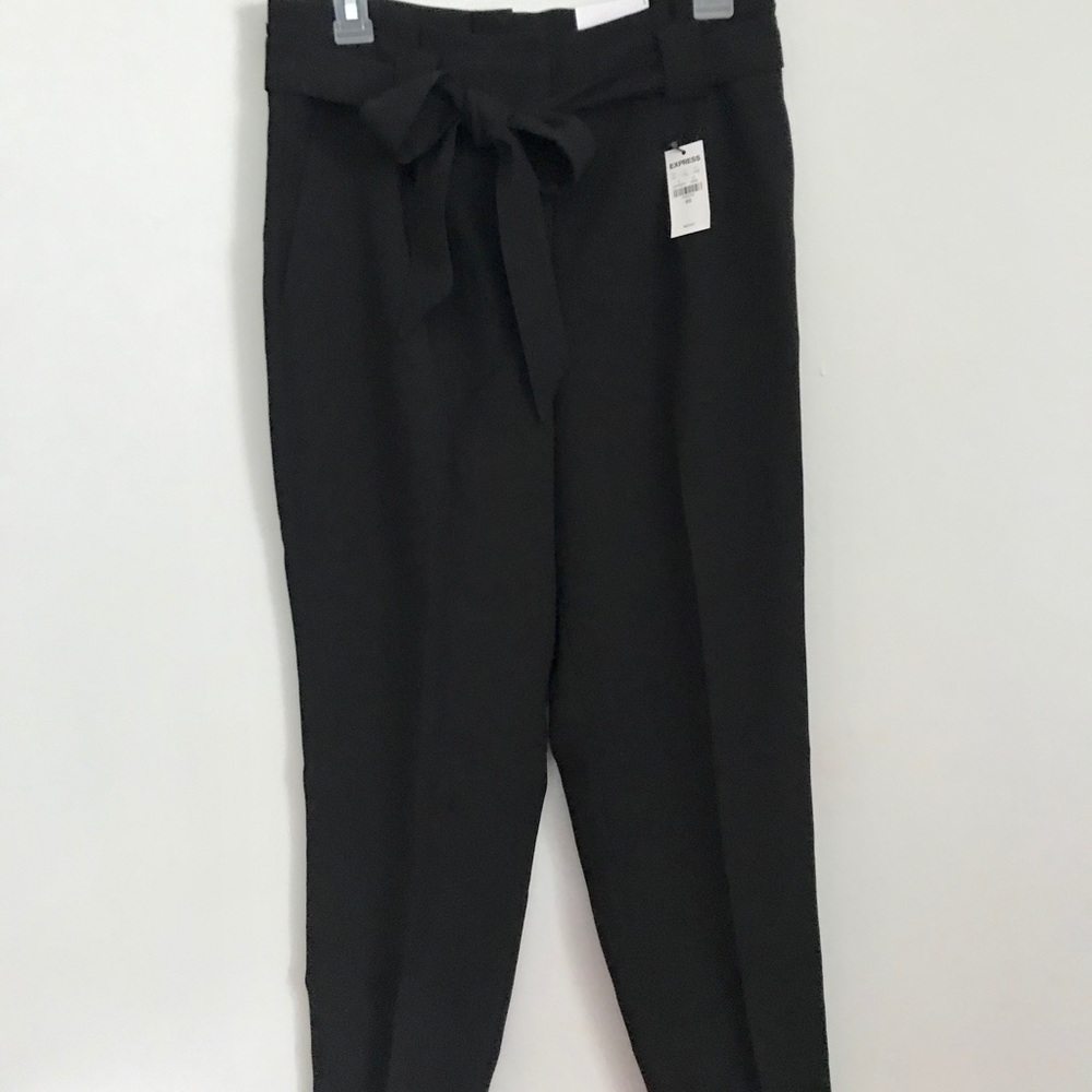EXPRESS Highwaisted Paperbag Ankle Pants